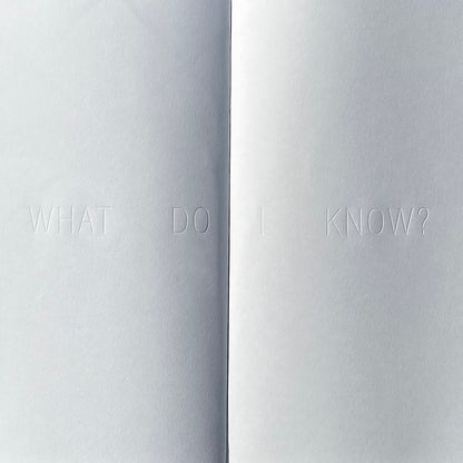 JING W - WHAT DO I KNOW